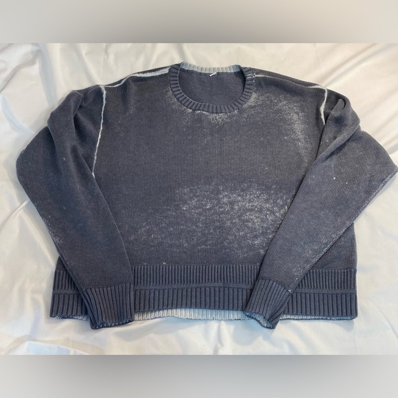 NWOT Lululemon Hazy Day Sweater size 12 shadow blue/almost blue - Picture 7 of 13